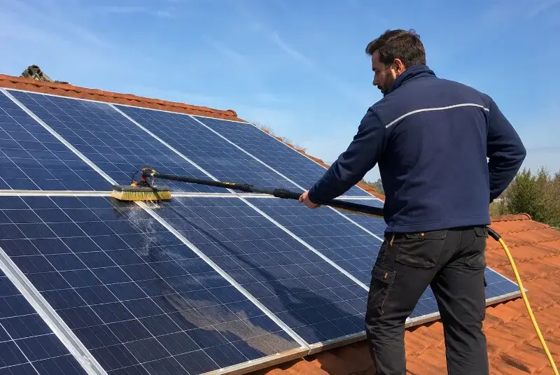 Nettoyage et entretien de panneaux solaires à Grabels